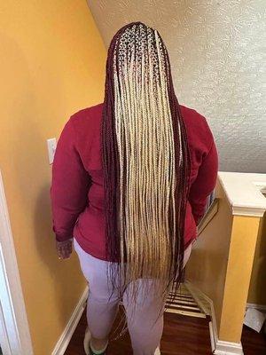 Knotless braids