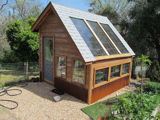 Green house/out building made out of 100% recycled and reclaimed material