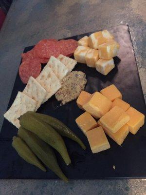 Red neck cheese plate