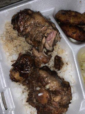 Oxtail Stew Rice Bowl with "coconut rice", but it's just plain white rice