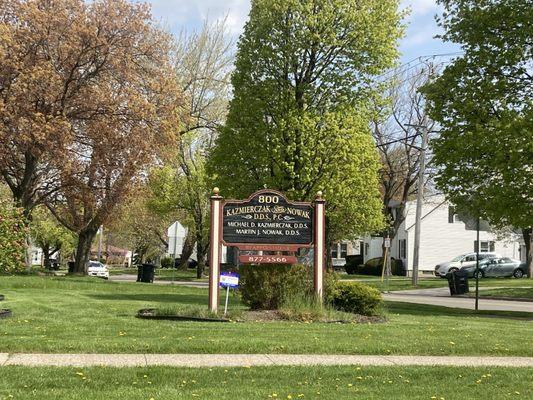 Street sign for location