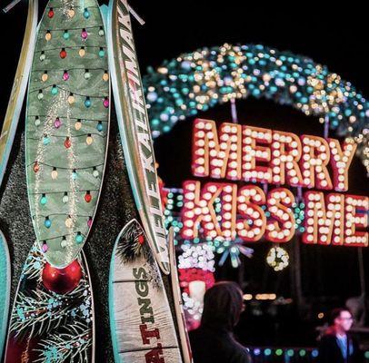 #merrykissme from SHINE Illumination at Dana Point Harbor