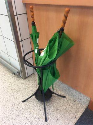 In case you forget your umbrella.