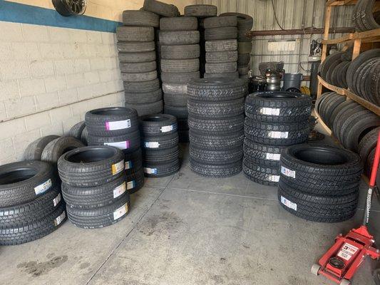 We have new and used tires