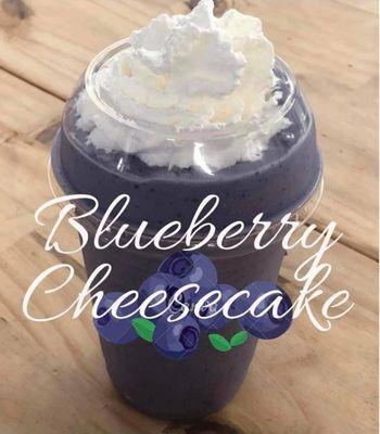 Blueberry cheesecake meal replacement shake