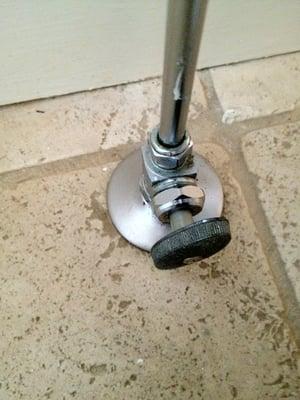 At House Residential Cleaning we pride ourselves in the details.  This photo is after cleaning under to bathroom toilet area