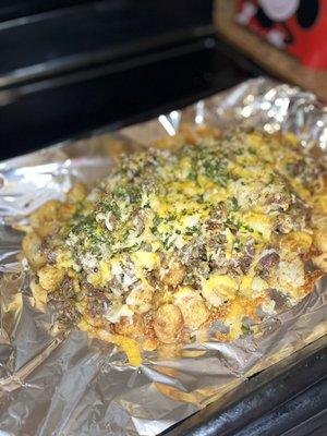 Cheesesteak tater tots