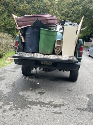 Garage cleaned out and swept