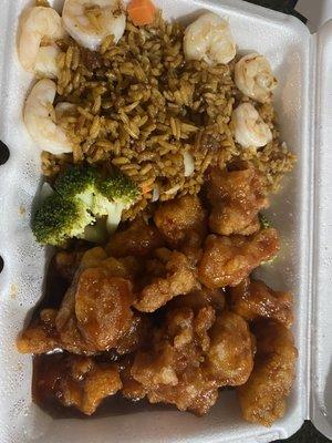 General Tso chicken combo