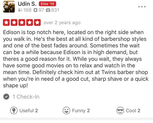 Clients love showing how much they appreciate a good barber