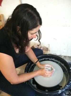 Adult open ceramics studio