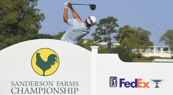 Teeing off at the Sanderson Farms Championship. Now a standalone event on the PGA Tour starting in 2019. (Not an alternate event.)