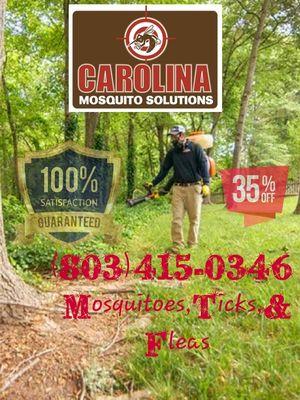 100% NO MOSQUITOES GUARANTEED