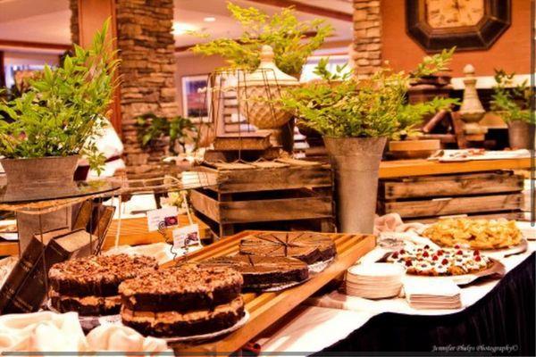 Corporate Event Planning and Rental - Dessert Buffet - On The Side Events