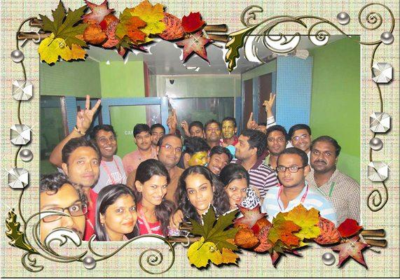 Digital marketing team at cafe team area of SZI Technologies Pvt Ltd