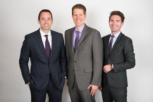 Practicing Attorneys (from left to right): David A. Williams, Brad J. Balke, Graham A. Deurance