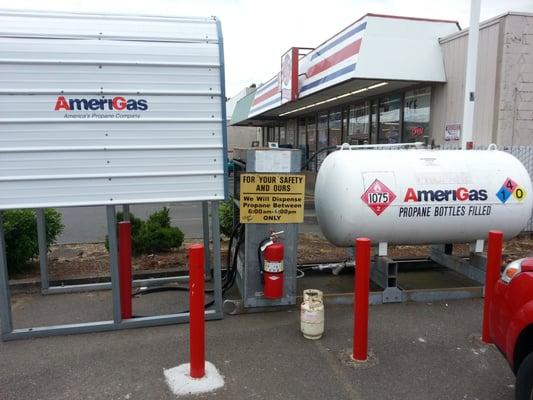 LP gas dispenser