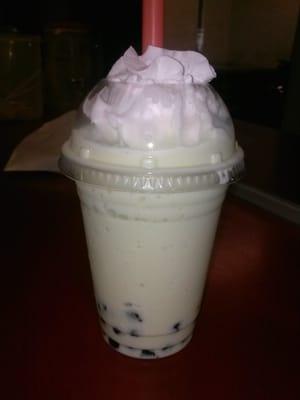 My usual honeydew boba!