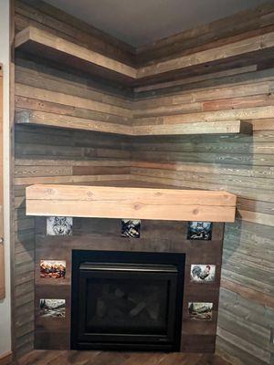 stunning makeover feature wall