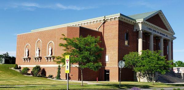 Side View of T. Furth Center for the Performing Arts