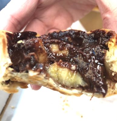 Banana and Nutella Empanada - whomp, there it is!!