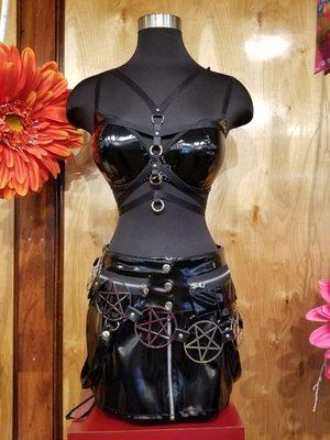 Harness by Tough Luv, belt by Killstar