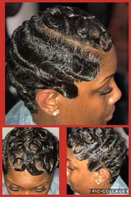 Finger waves and pin curls