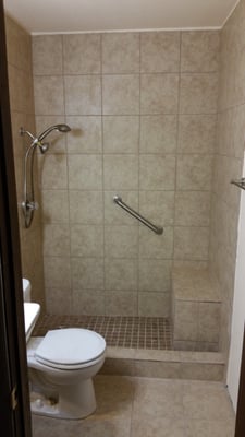 Bathroom remodel by Jesse's Roofing Services