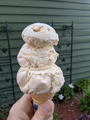 The butter pecan is buttery and dense and creamy, just the way I like it.