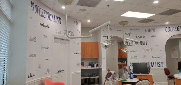 Newly redesigned treatment area