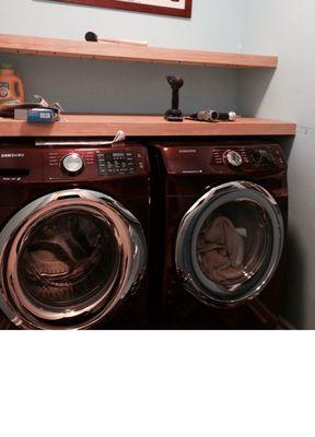 Washer and dryer