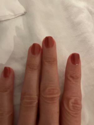 Basic gel manicure- but very neat!