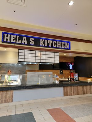 Hela's Kitchen/ Mexican/Lansing Mall Food court.