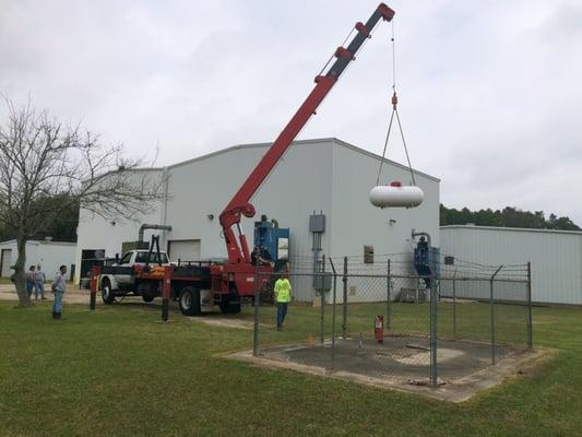 We install tanks all over HARRIS County