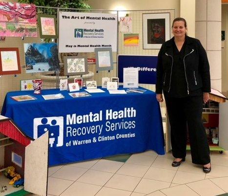 Clients at our provider agencies contributed to the Mental Health Month Art Show in May.