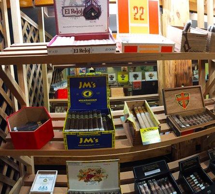 The humidor. Alaska's largest walk-in customer humidor.