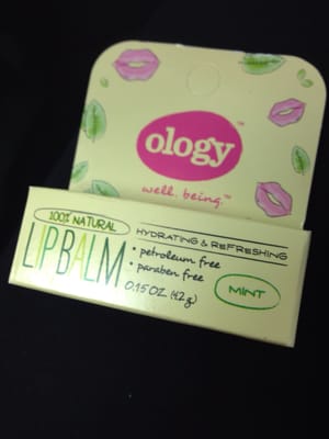 Ology Chapstick sold here. Hard to find. 100% natural.