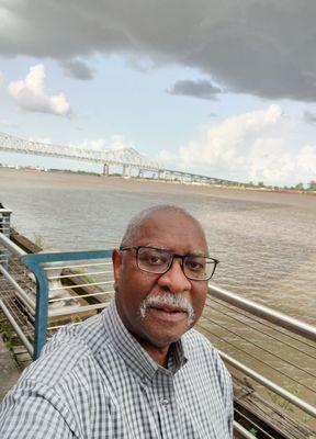 Selfie along Riverwalk.