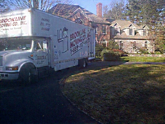 large residential move in Newton