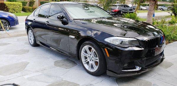 Exterior Detail on a BMW 528