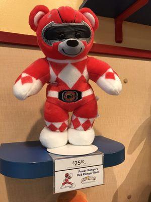 Red Power Ranger bear! (04/26/17)