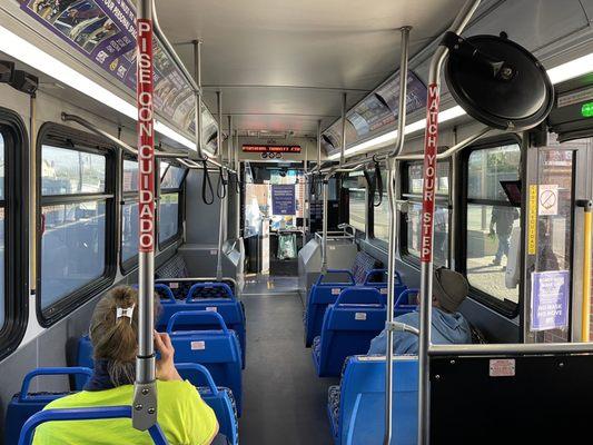 On the bus