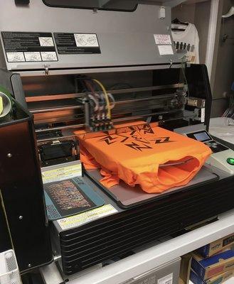 T-shirt printing services