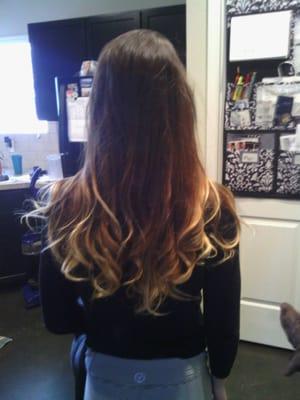 My ombre done at the Strand