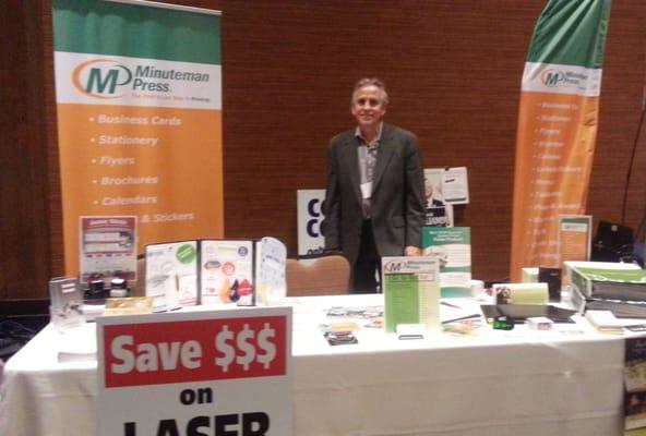 Dan is at the Elmhurst Chamber of Commerce Expo talking to local business owners.