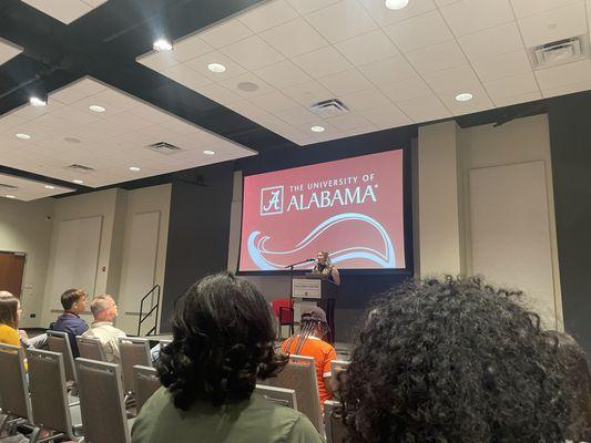 I'm thinking more and more we are going to be yelling Roll Tide come next Fall!  She got her acceptance letter today.