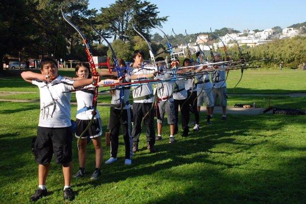 Cupid's Gate Archery competitive team.