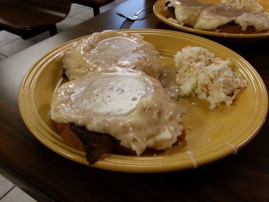 Judy's monday specials roast beef, mashed potatoes and the best coleslaw!! reviews