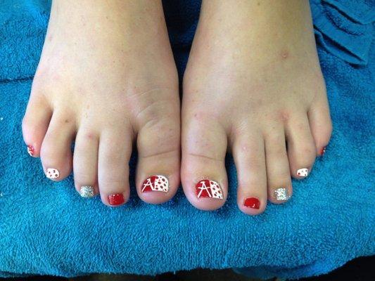 Got a pedicure! Absolutely amazing