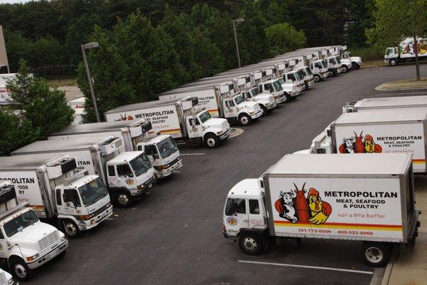 Local Fleet of Refrigerated Trucks